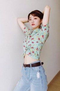 网红爆胎草莓粥高清生活照写真 抖音韩系穿衣达人爆胎儿图片写真